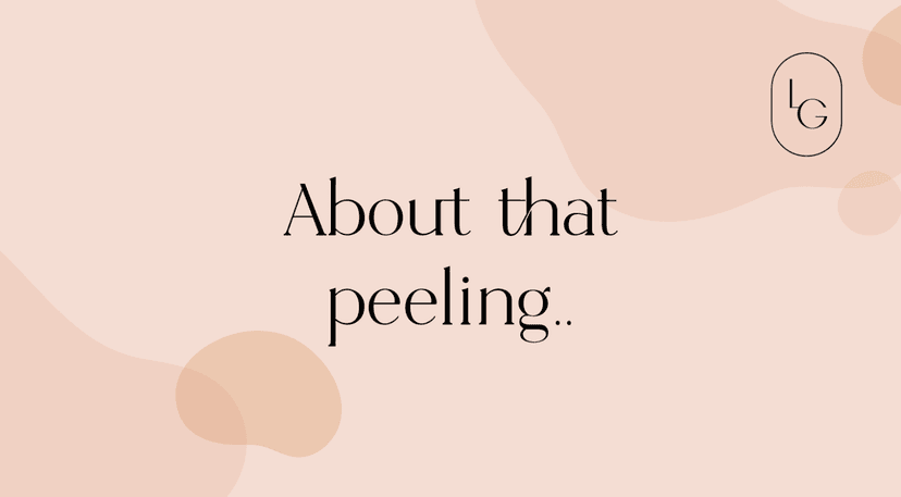 About peeling